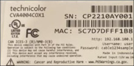 Image of MAC address