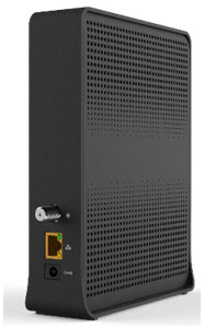 Image of modem back view