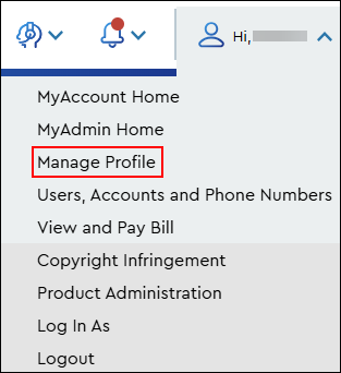 Image of Voicemail manage profile