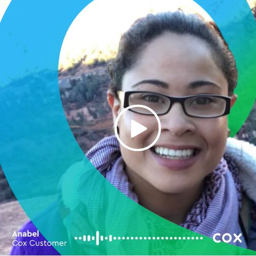 Anabel is part of the Affordability Program at Cox