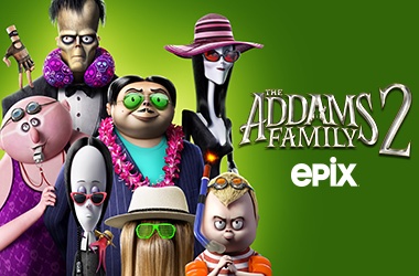EPIX Cox deal Addams Family 2