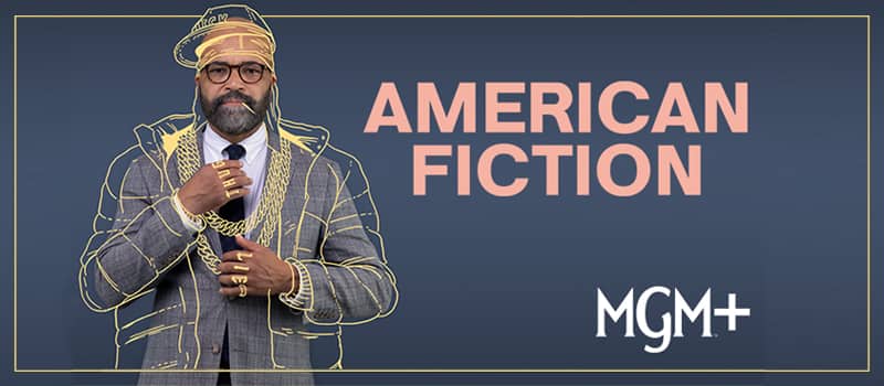 American Fiction MGM+ con nuevo logo de MGM+