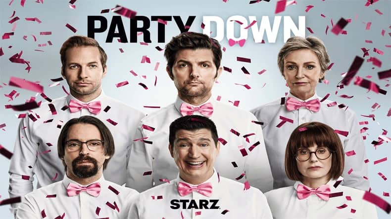 Watch Party Down on STARZ