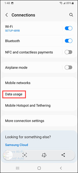 Imagen de Android Data Usage