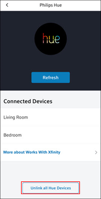 Image of the panoramic wifi app Unlink devices