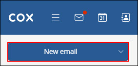 Image of New email button